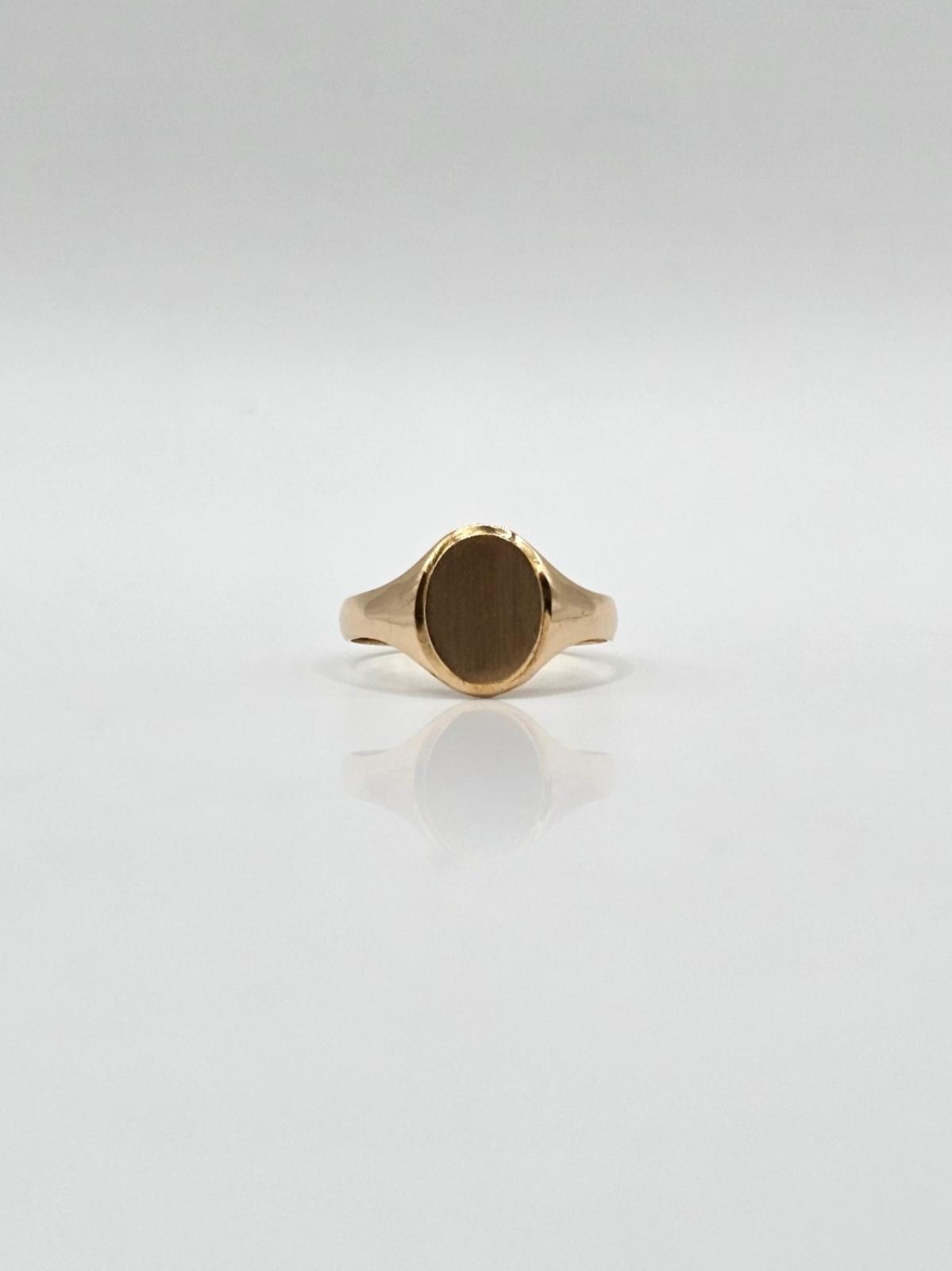 ANILLO SELLO OVALADO N5