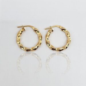 PENDIENTES ARO EN ESPIRAL