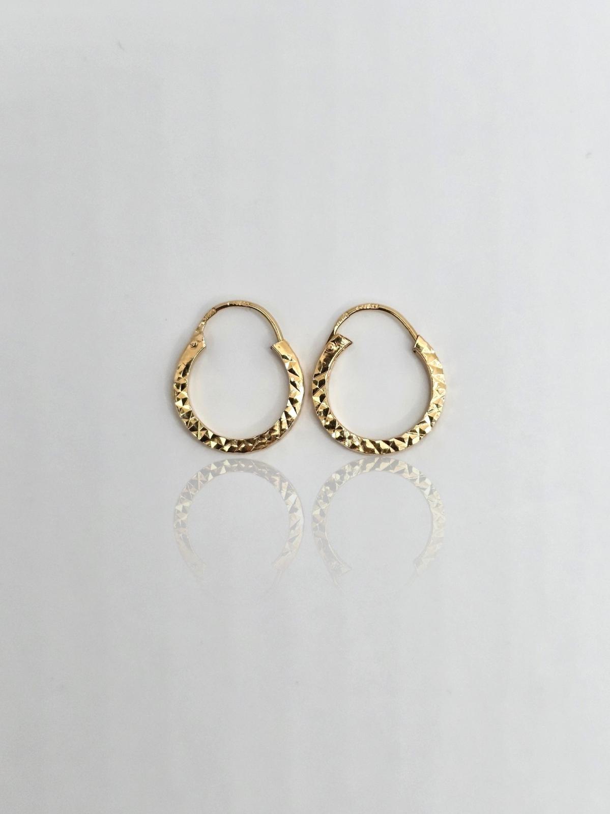 PENDIENTES ARO BICELADOS PEQUEÑOS