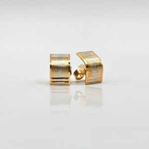PENDIENTES TRICOLOR A PRESION