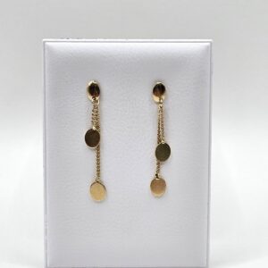 PENDIENTES LARGOS CON ÓVALOS
