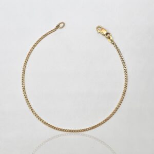 PULSERA CUBANA FINA 18CM