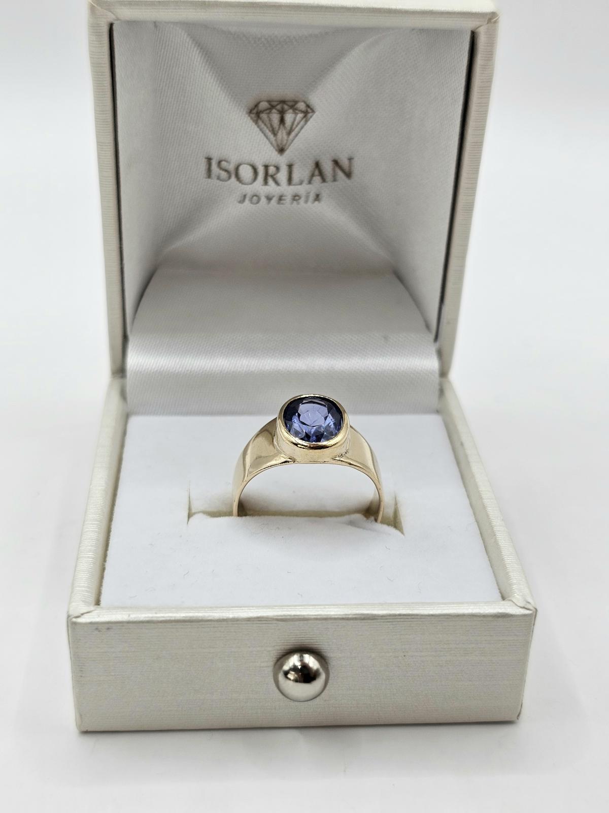 ANILLO CON ZAFIRO N12 - Imagen 2