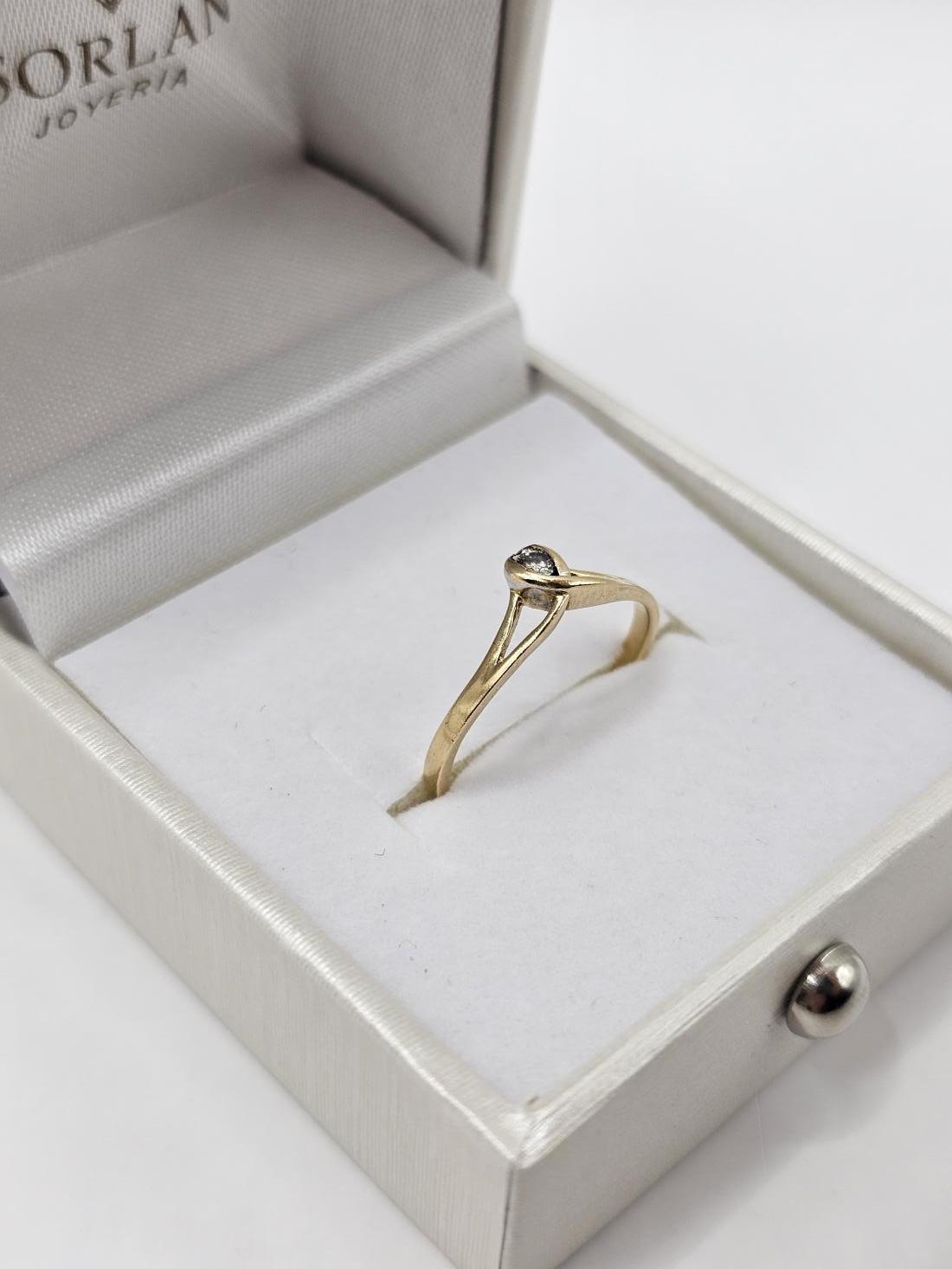 ANILLO GOTA CIRCON N12