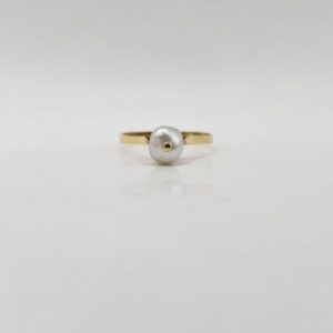ANILLO CON PERLA CENTRAL N12,5