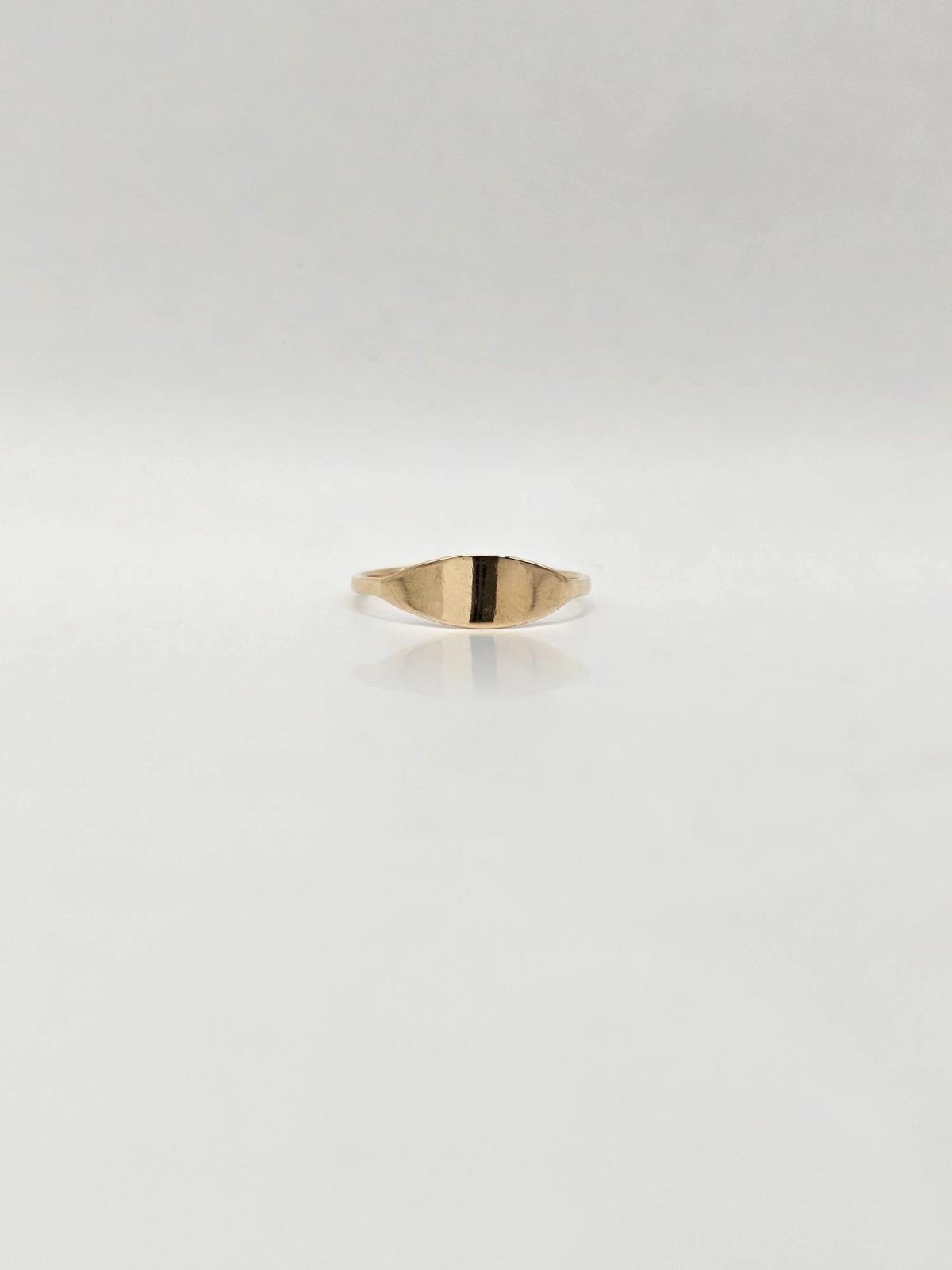 ANILLO OVALADO LISO N15