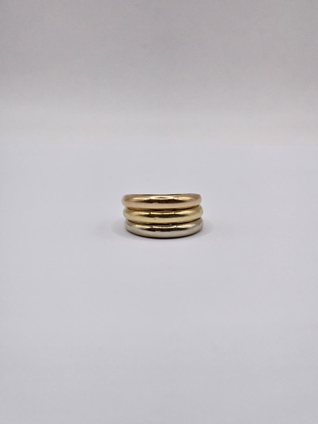 ANILLO GRUESO TRICOLOR