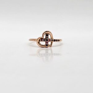 ANILLO ROSE CRUZ CORAZON N17