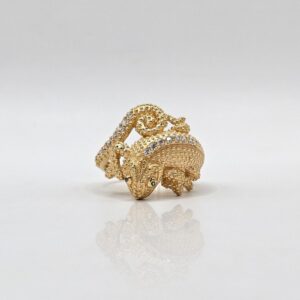 ANILLO LAGARTO CIRCONES N16