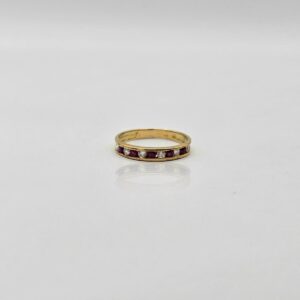 ANILLO CIRCONES BLANCO ROSA N11