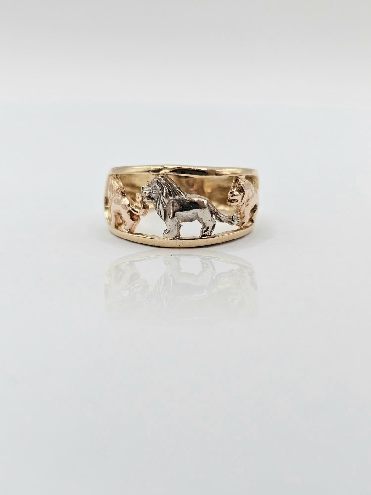 ANILLO TRICOLOR LEONES N11,5