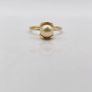 ANILLO CON PERLA N13.5