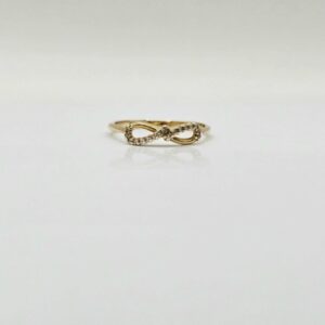 ANILLO INFINITO CON CIRCONES N16