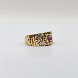 ANILLO BICOLOR ANCHO