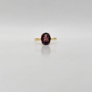 ANILLO PIEDRA MORADA N19