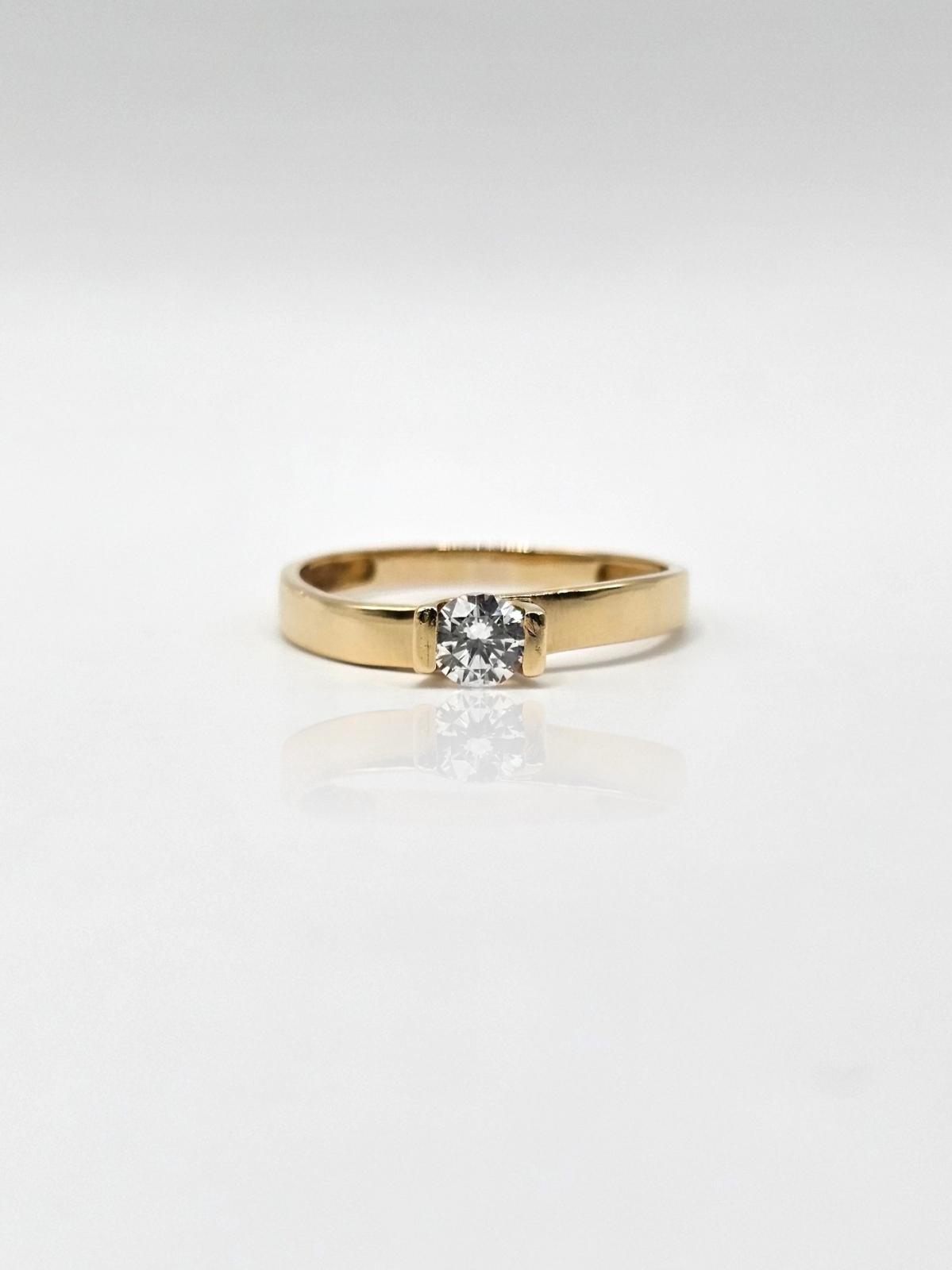 ANILLO COMPROMISO CON CIRCON N19,5