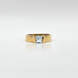 ANILLO PIEDRA AZUL N16