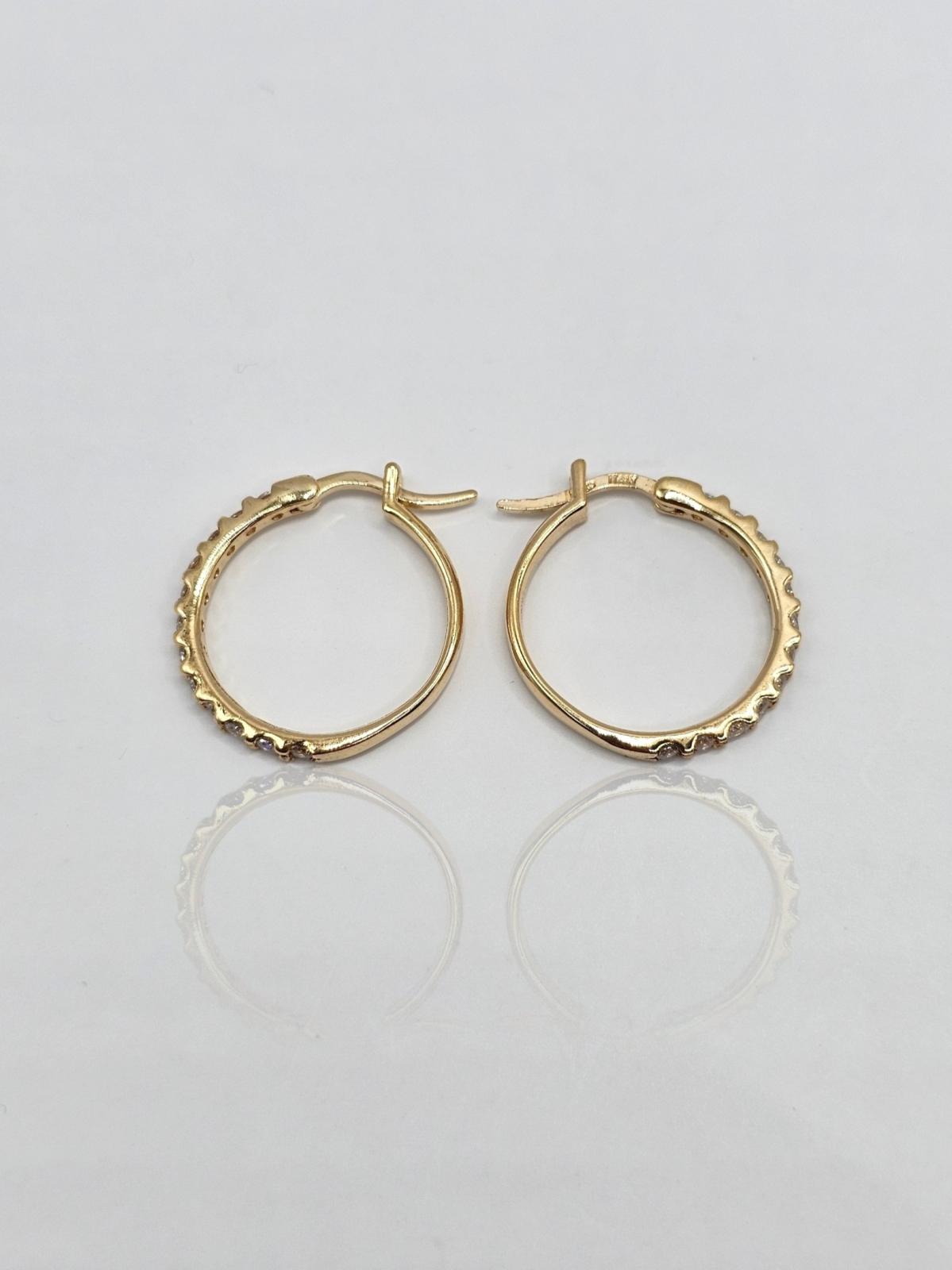 PENDIENTES ARO CON CIRCONES