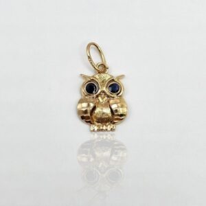 COLGANTE BUHO PIEDRAS NEGRAS