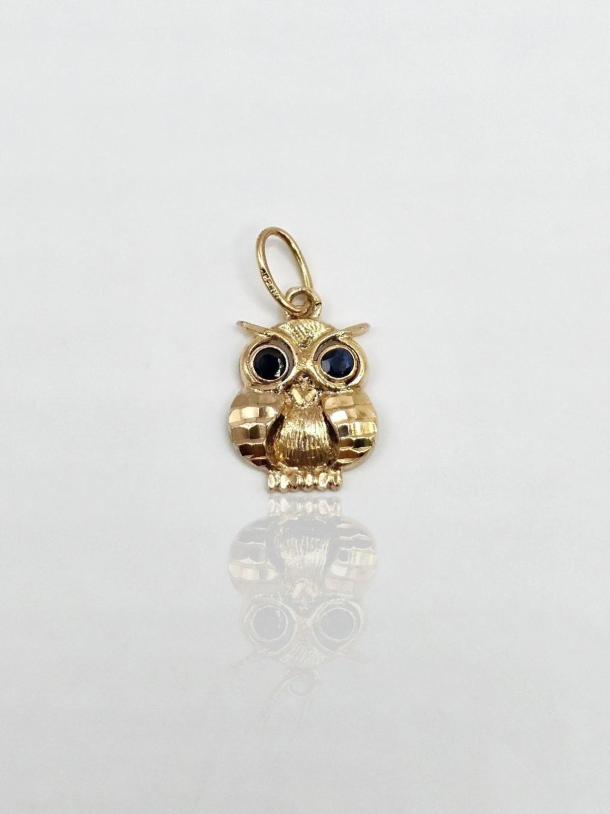 COLGANTE BUHO PIEDRAS NEGRAS