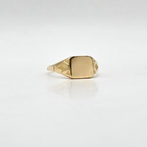 ANILLO SELLO CUADRADO N15,5