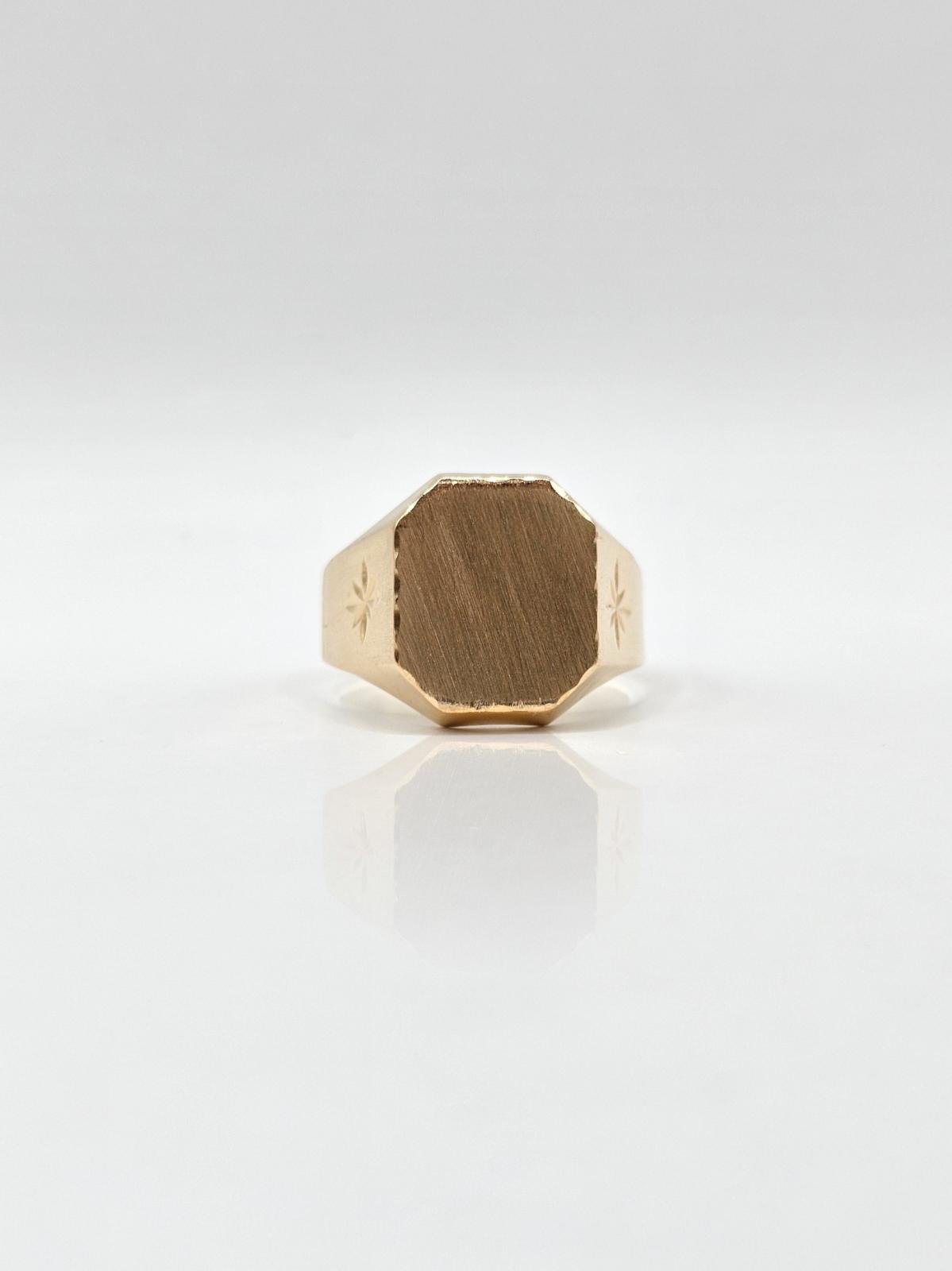ANILLO SELLO CUADRADO N28