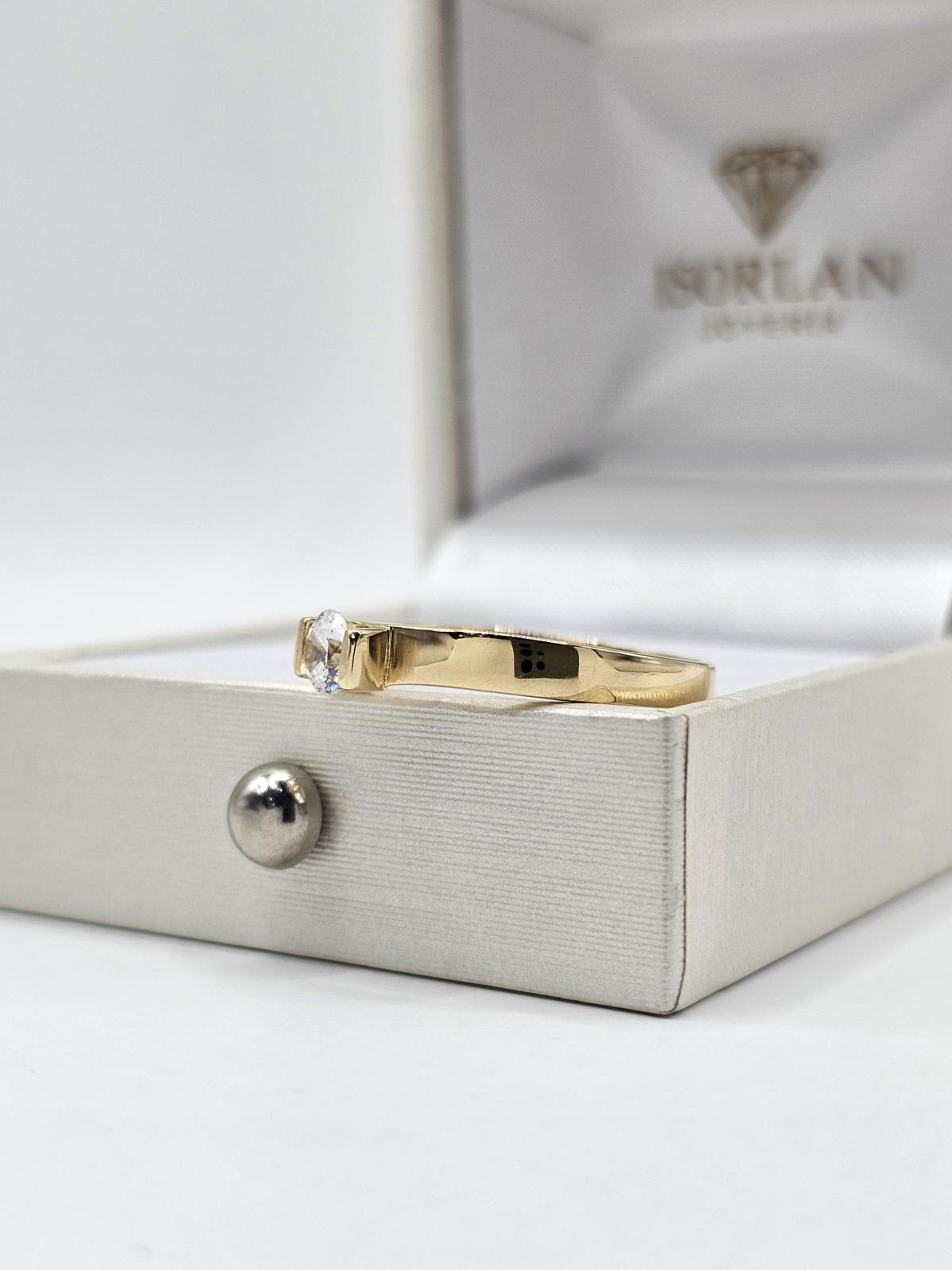 ANILLO COMPROMISO CON CIRCON N19,5 - Imagen 2