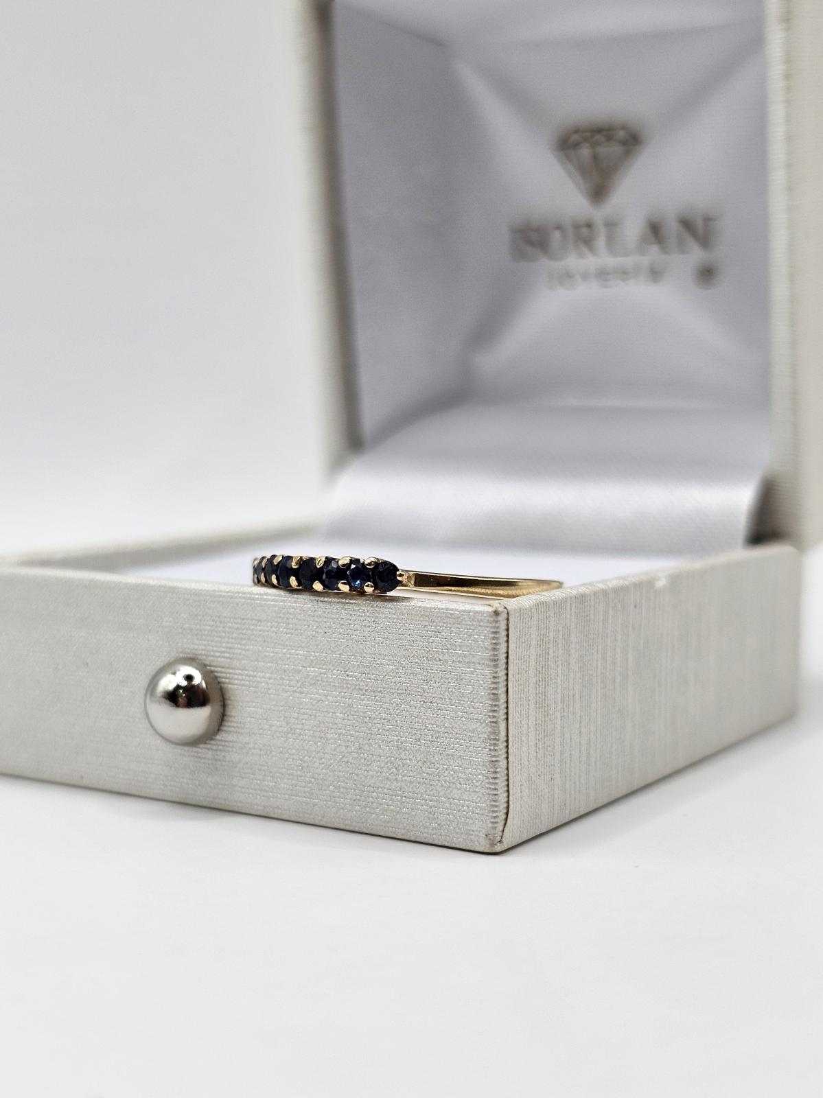ANILLO CON ZAFIROS N15 - Imagen 2