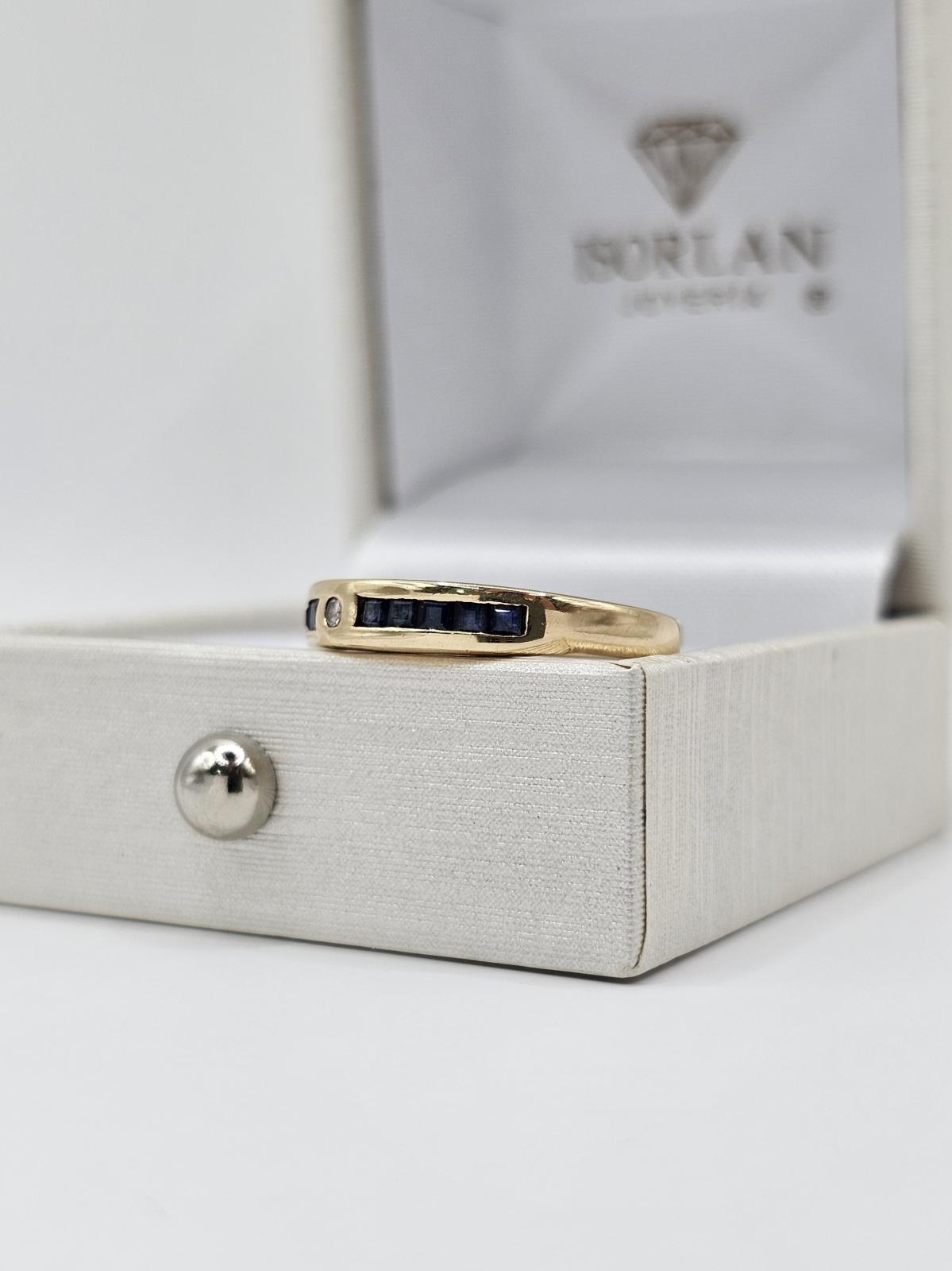ANILLO CON ZAFIROS N14,5 - Imagen 2