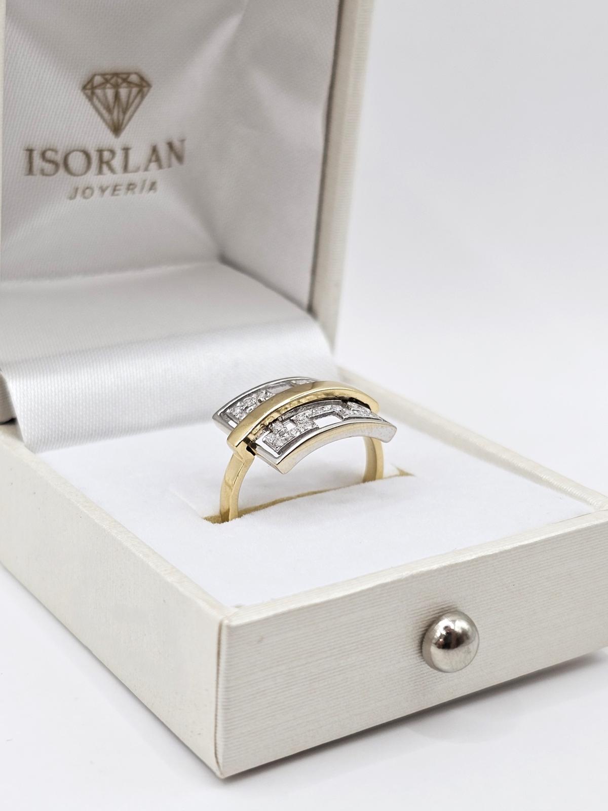 ANILLO FORMA RECTANGULO Y LABERINTO - Imagen 3