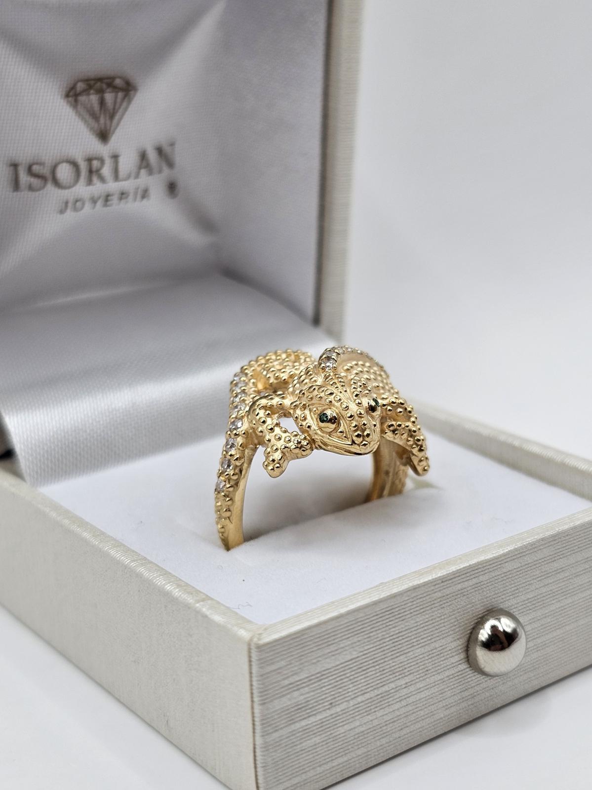 ANILLO LAGARTO CIRCONES N16 - Imagen 3