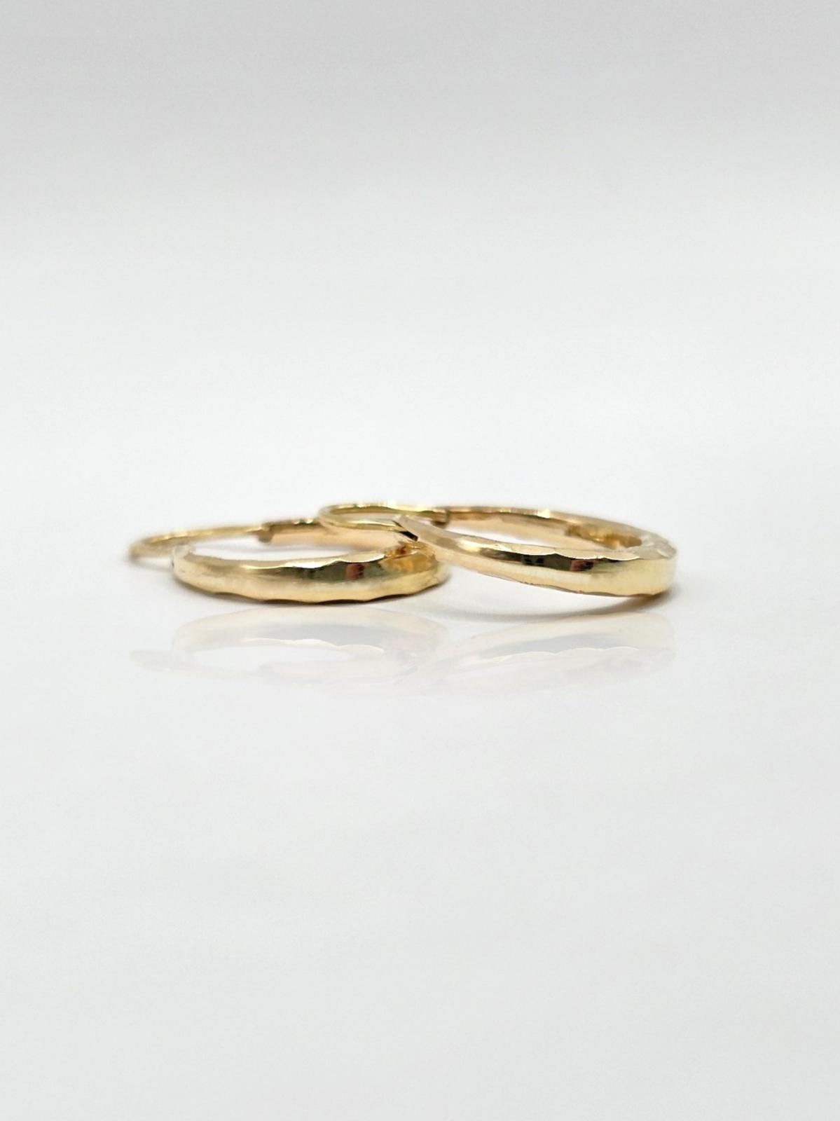 PENDIENTES ARO BICELADOS - Imagen 2