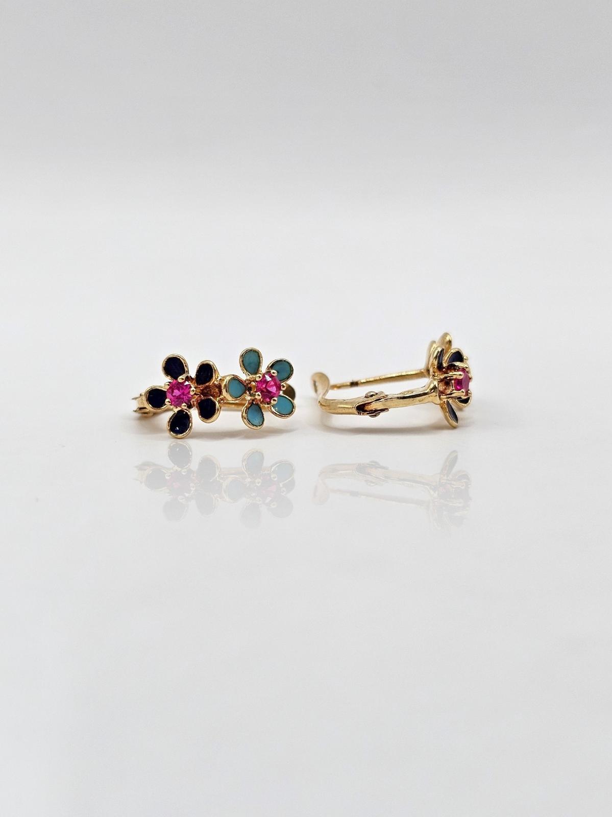 PENDIENTES CATALAN FLORES - Imagen 2