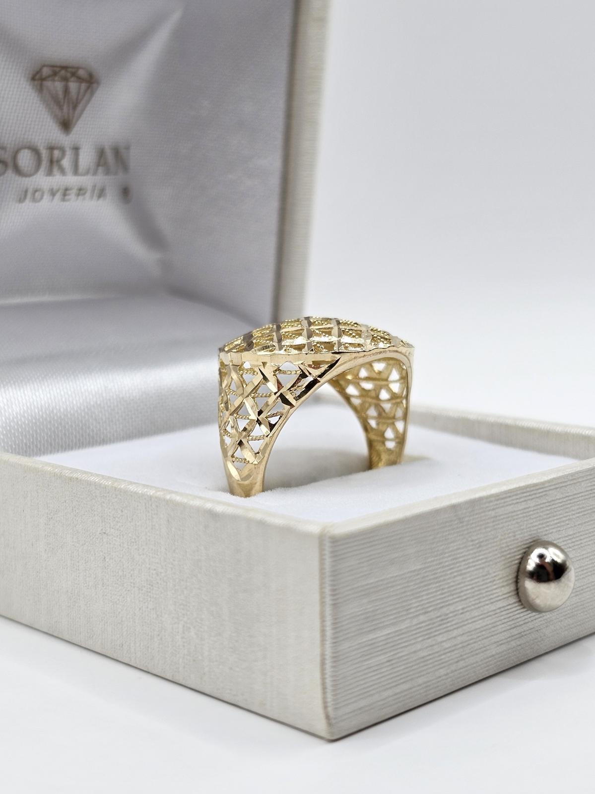 ANILLO DISEÑO MALLA N17 - Imagen 3