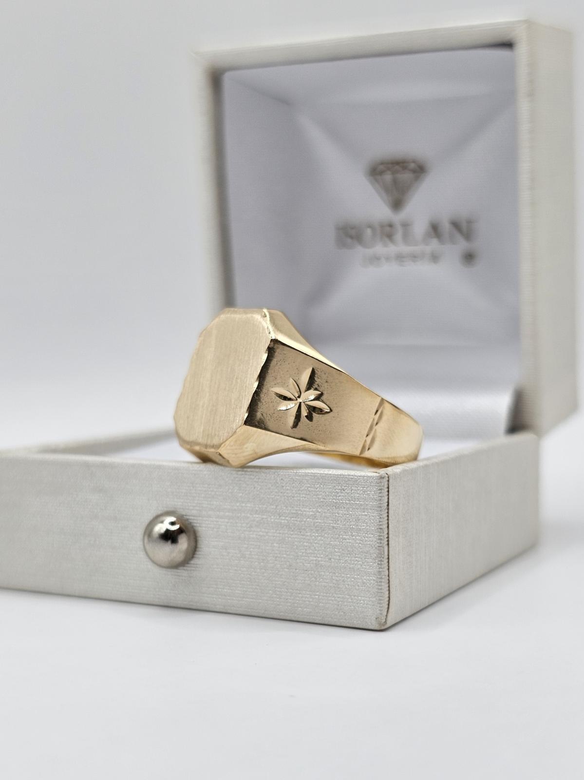 ANILLO SELLO CUADRADO N28 - Imagen 3