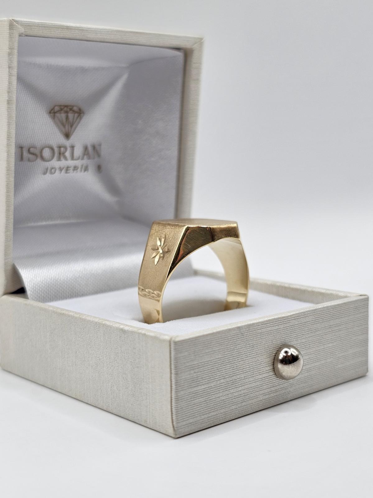 ANILLO SELLO CUADRADO N28 - Imagen 4