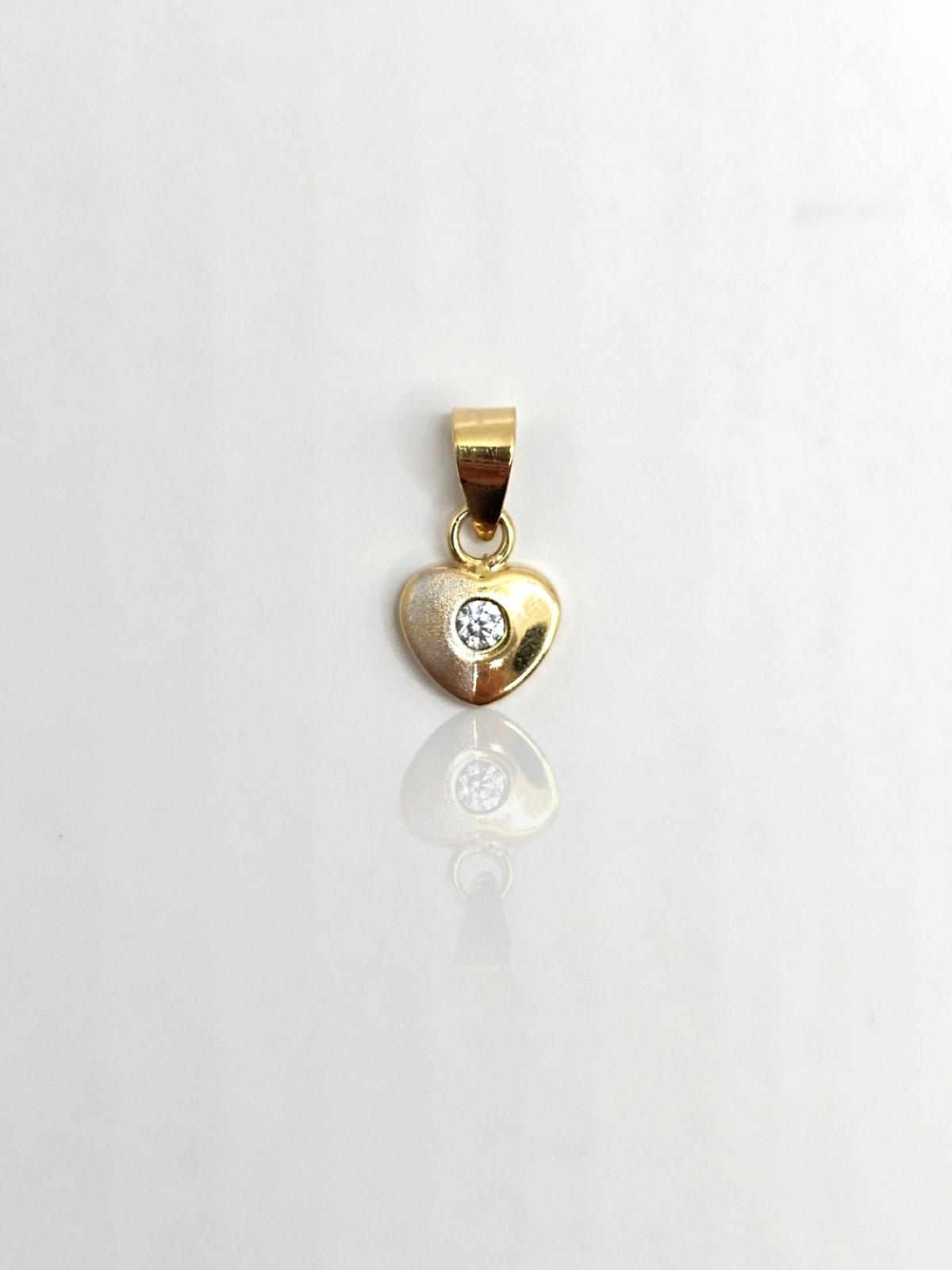 COLGANTE CORAZON CIRCON