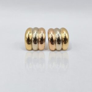 PENDIENTES TRICOLOR ANCHOS