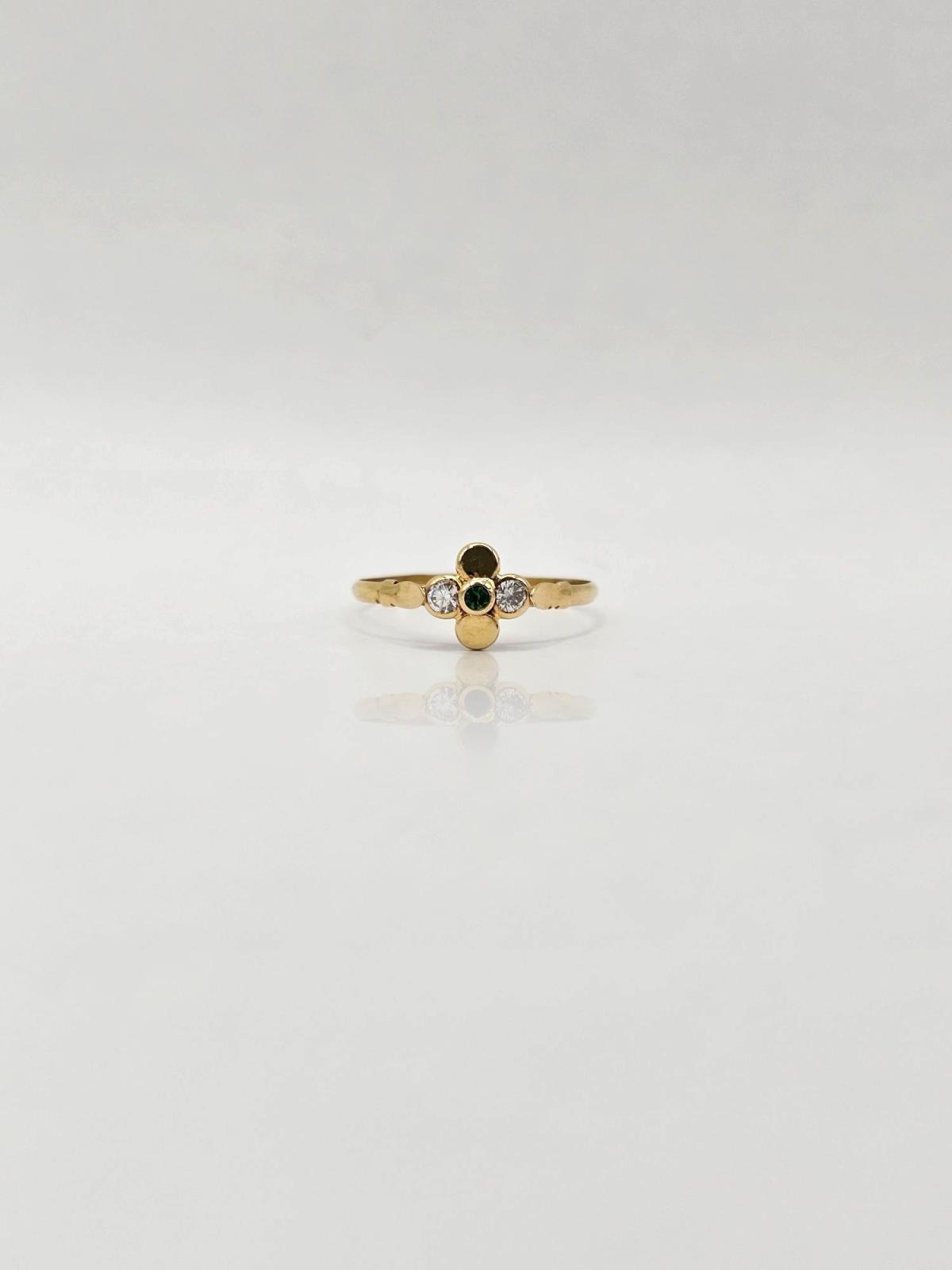 ANILLO FLOR CIRCON N11