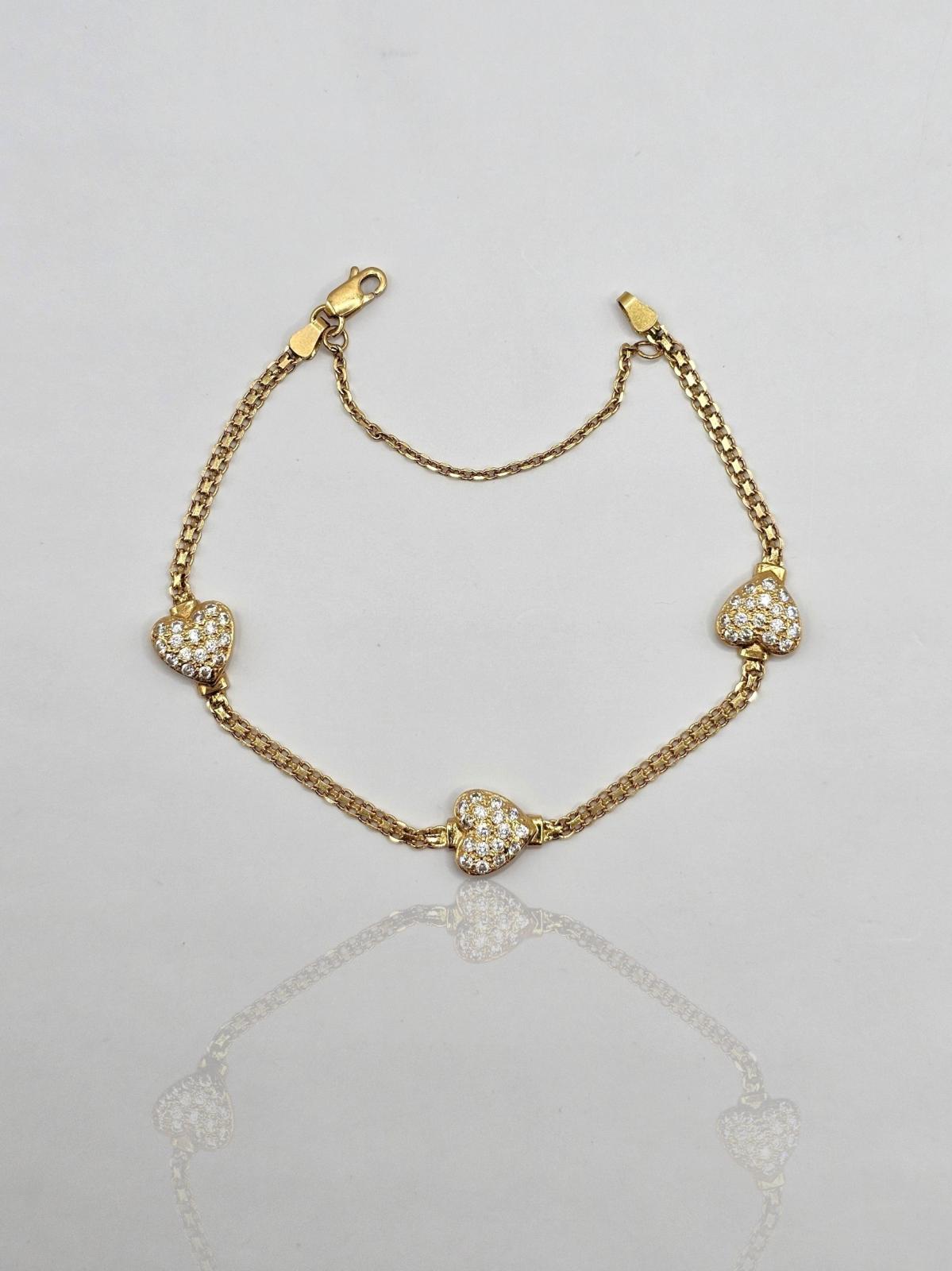 PULSERA CHINESCO CORAZONES 18CM