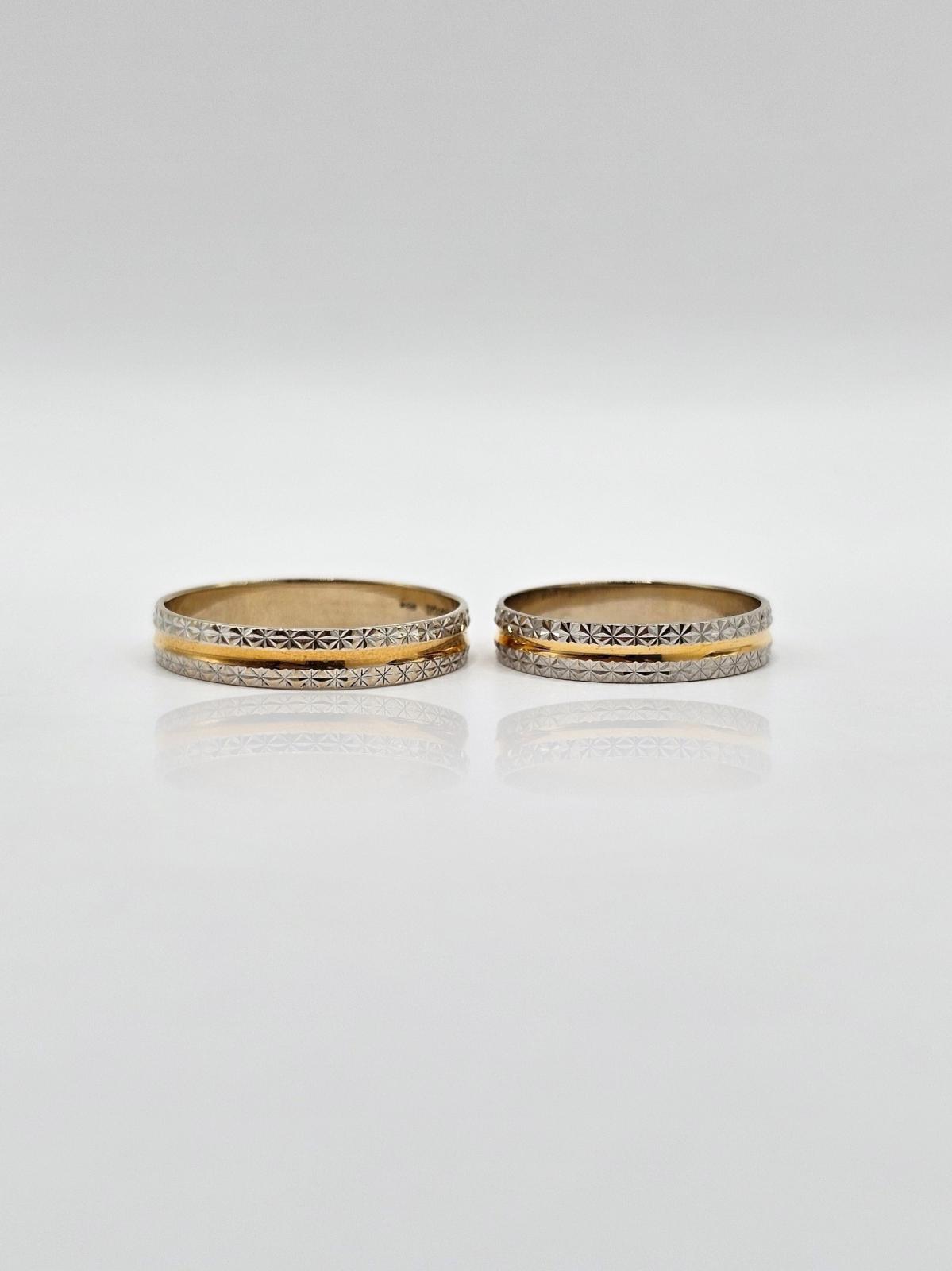 ALIANZAS BICELADAS BICOLOR N17-N24,5