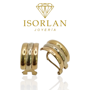 PENDIENTES OMEGA TRICOLOR