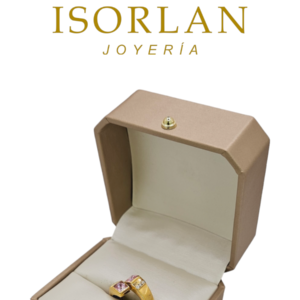 ANILLO CIRCONES ROSAS Y BLANCOS N15