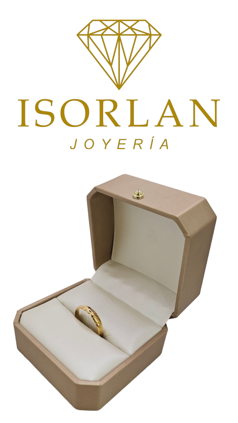 ANILLO TIPO ALIANZA CON LINEAS N22