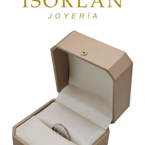 ANILLO ORO BLANCO DIAMANTES N13,5