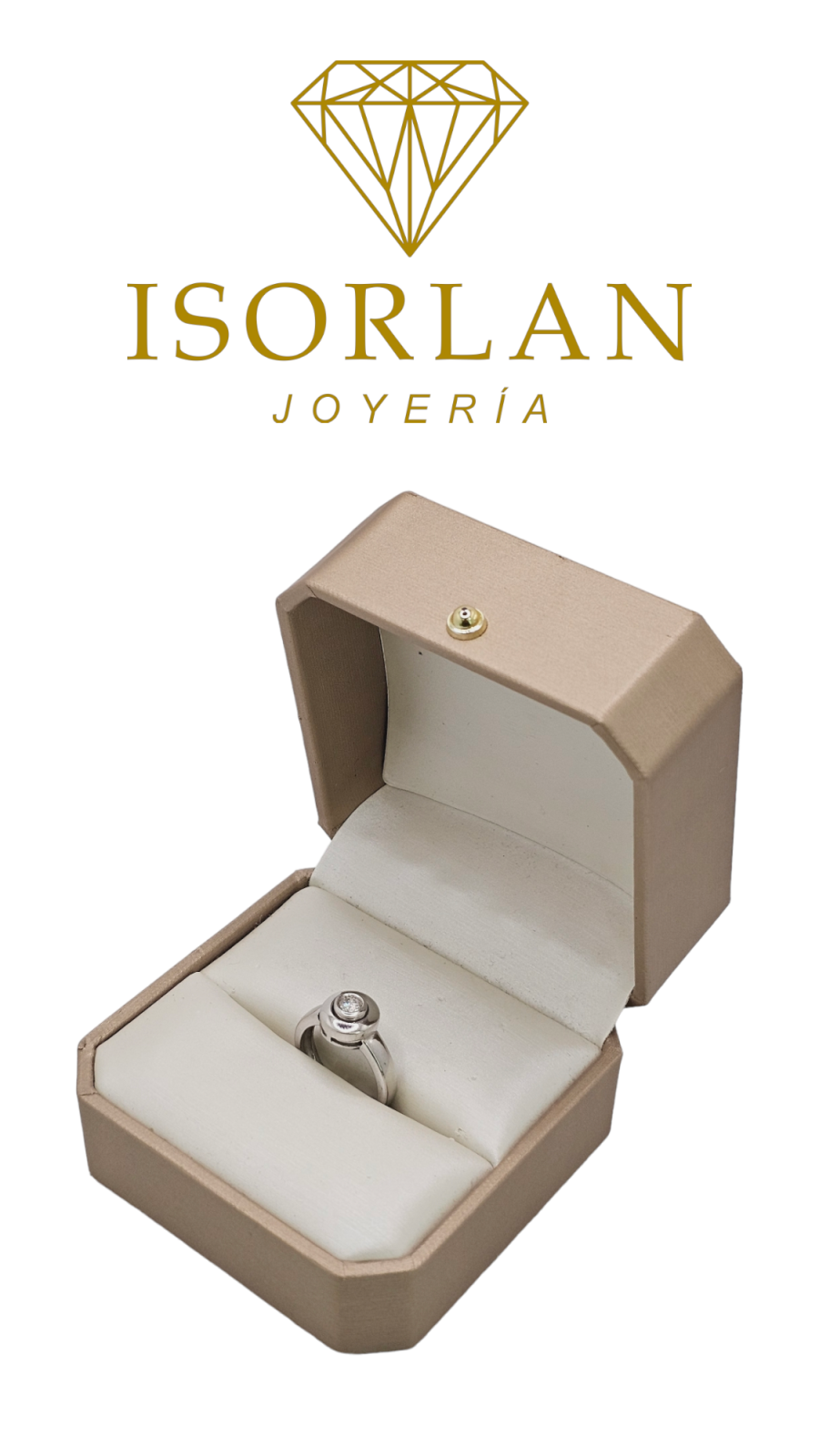 ANILLO ORO BLANCO