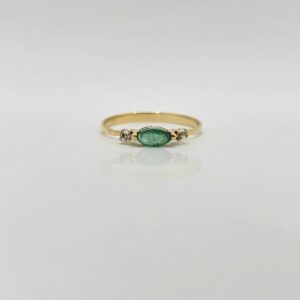 ANILLO FINO ESMERALDA