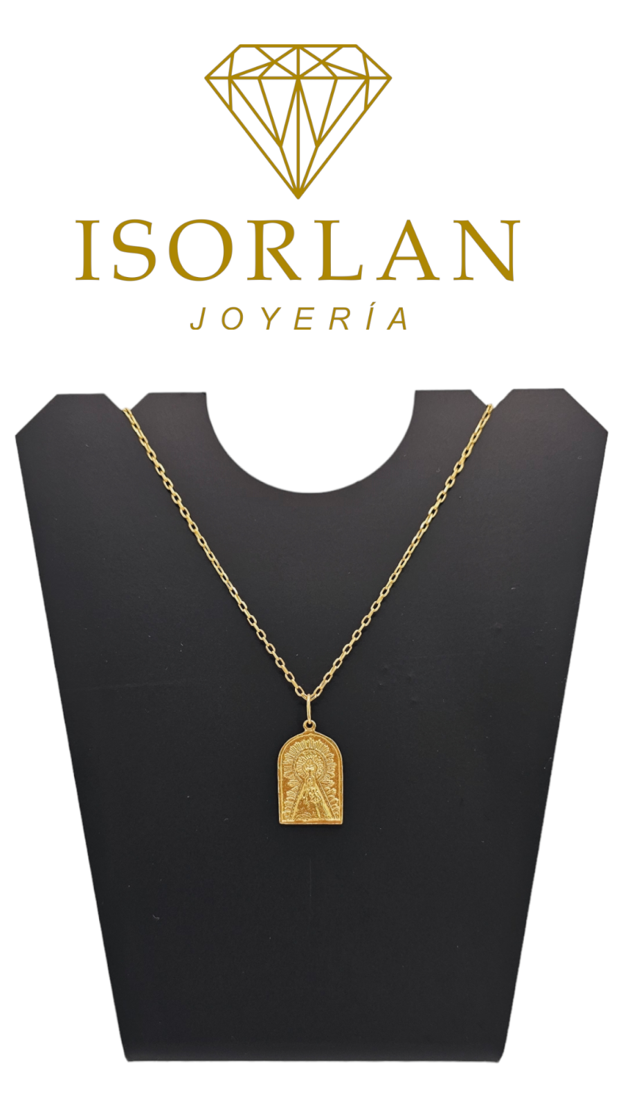 COLGANTE PLACA VIRGEN