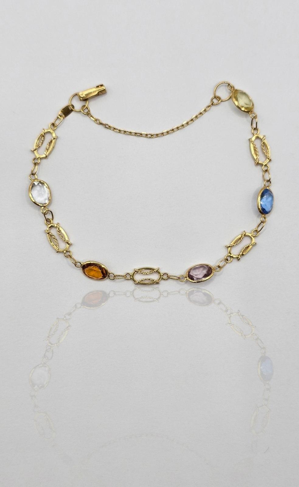 PULSERA PIEDRAS COLORES