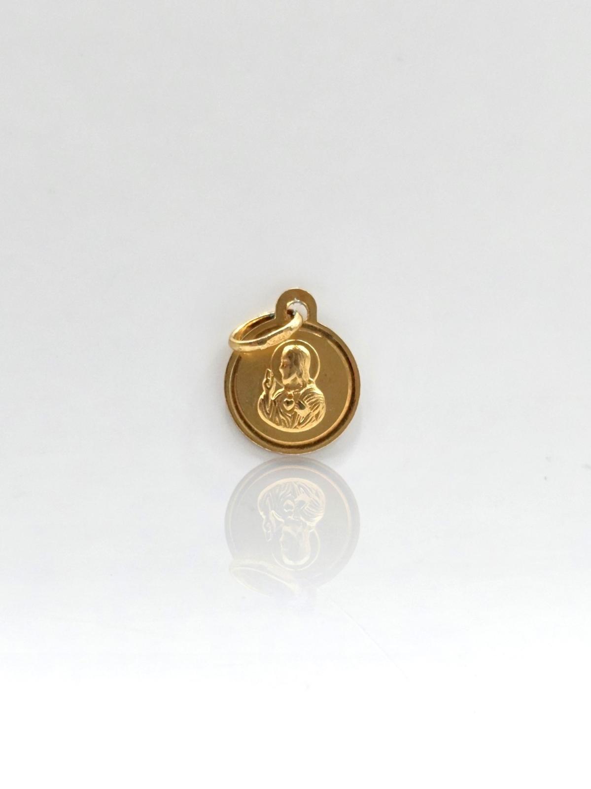 COLGANTE MEDALLA DOBLE PEQUEÑA - Imagen 2